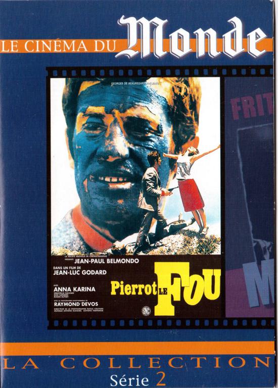 Pierrot le fou - film de Jean Luc Godard - c'est la pochette du DVD