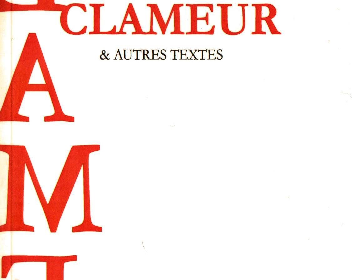 « La chambre claire » Roland BARTHES (note de lecture) - Jacques Ould