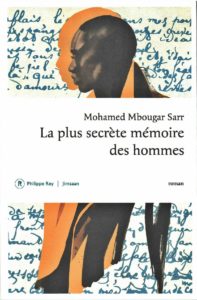 « La plus secrète mémoire des hommes » de Mohamed Mbougar SARR. Couverture du livre