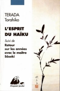 « L’esprit du Haïku » de TERADA Torahiko - Couverture du livre