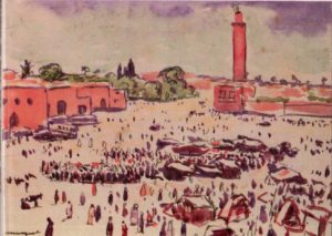 Marrakech - tableau de Marquet