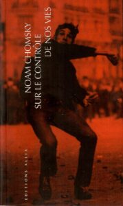 « Sur le contrôle de nos vies » de Noam CHOMSKY couverture du livre