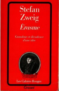 « Erasme » de Stefan ZWEIG Couverture du livre