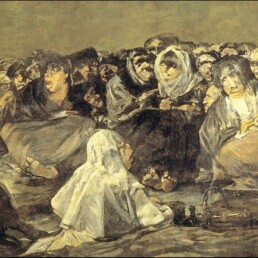 Jacques Hassoun et le loup-garou - Tableau de GOYA